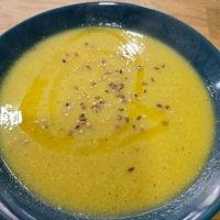 Veggie soup at Paladares Vegan in Braga