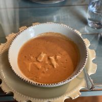Vegan Lobster Bisque  at Staff Of Life Cafe & Bread And Breakfast in Cherokee