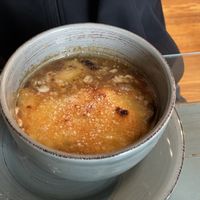 Vegan French Onion Soup  at Staff Of Life Cafe & Bread And Breakfast in Cherokee