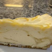 Lemon cheesecake  at Staff Of Life Cafe & Bread And Breakfast in Cherokee