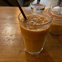 iced oat milk latte  at 200 Degrees Coffee in Birmingham