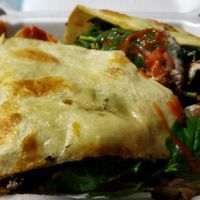 Portobello mushroom wrap #Veganuary at Chef Will The Palate in Huntsville