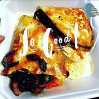 Vegan Portobello Wrap with Bee Sting Sauce at Chef Will The Palate in Huntsville