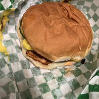 Deluxe burger   at Bloom Foods Food Truck in Houston