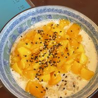 Mango sticky rice   at Yum Saap in Utrecht