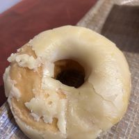 -Yuzu Donut 3,60€ (The missing glaze is my fault!)  at Dunkin’ in Linz