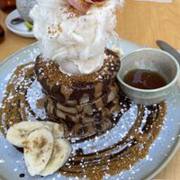Biscoff pancakes   at The Green Canopy in Fitzroy