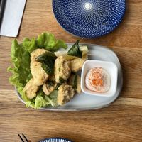 Veganes Popcorn Chicken aus Kräuterseitlingen  at Shin Taiwanese Eatery in Vienna