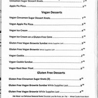 Menu at Ozona Pizza in Palm Harbor