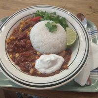 Chilli con Soja at The Rolling Dackel in Munich