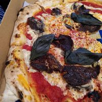 Pep & Sal #Veganuary at Oscar's Lockdown Pizza in Cambridge