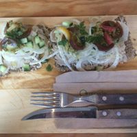 full of garden (not in a roll) at eten vol leven in Antwerpen