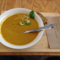 carot soup at eten vol leven in Antwerpen
