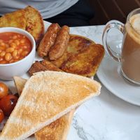 Vegan breakfast at Cafe Mira in Glasgow