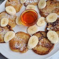 Pancakes at Cafe Mira in Glasgow