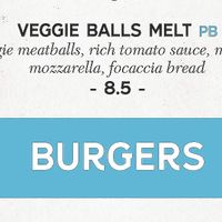 Menu  at The Fountain in Edinburgh