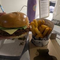 V2 vegan schnitzel at Varsity Bar in Northbridge