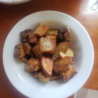 home fries at Bedräk Cafe in Bloomington