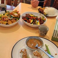 Omg tastes so awesome and large servings at Easy Vegan in Richmond