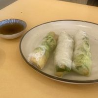 Rice paper rolls   at Easy Vegan in Richmond