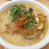 Hanoi noodle soup $16.00: overpowering bamboo flavour at Easy Vegan in Richmond