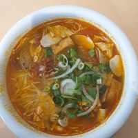 Bun rieu noodle soup $16.00: cheap and tasty! at Easy Vegan in Richmond