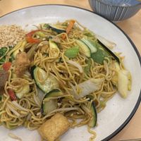 Stir fried noodles  at Easy Vegan in Richmond