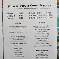 Menumenu at Cornbread Cafe in Eugene