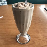 Chocolate oat milk shake  at Cornbread Cafe in Eugene