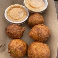 Hush puppies   at Cornbread Cafe in Eugene