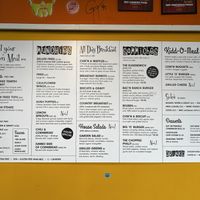 Menu  at Cornbread Cafe in Eugene