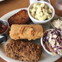 Sampler plate at Cornbread Cafe in Eugene