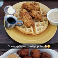 . at Cornbread Cafe in Eugene