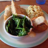 tempeh fish  at Cornbread Cafe in Eugene