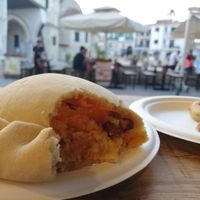 Pumpkin pie at StoArtos Coffee Bakery in Larnaca