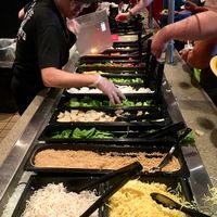Choose what goes in your bowl at Flat Top Grill in Mishawaka
