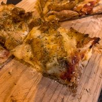 Lovely vegan pizza   at La Iguana  in Lloret De Mar