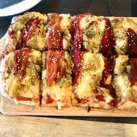 Pizza Catalana.  at La Iguana  in Lloret De Mar