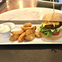 Customized burger.  at La Iguana  in Lloret De Mar