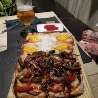 Pizza vegana japonesa/sierra nevada  at La Iguana  in Lloret De Mar