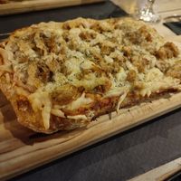 Pizza César vegana at La Iguana  in Lloret De Mar