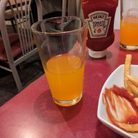 Orange cream house-made soda. at Stone Arch Brew Pub in Appleton