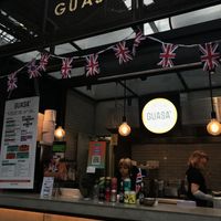 outside  at Guasa in South East London