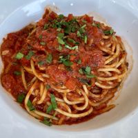 Spaghettini Pomodoro  at Lombardi's in Everett