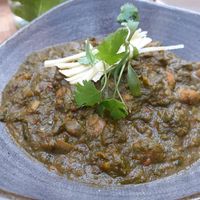 Punjabi Palak Chole at Delhi House Cafe in Manchester