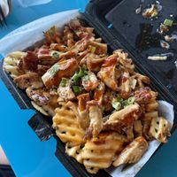 loaded fries   at Chi-Kin in Orlando