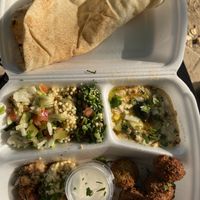 Falafel Teller takeaway   at Zaituna in Neuss