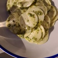 Pasta with sage pesto at 5 e Cinque in Florence