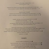 Menu for 16th July 2026 at 5 e Cinque in Florence