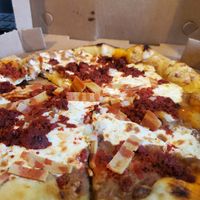 Mexican pizza at Egg Plant in Tijuana